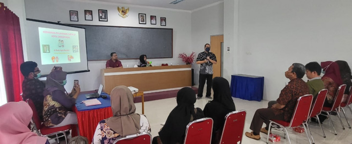 Rakor dan Sosialisasi Program Pemeriksaan Kesehatan Calon Pengantin Oleh Puskesmas Samkot di Aula Pertemuan Kec Samkot Tanggal 11 Mei 2023