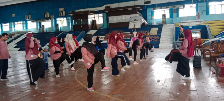 Tes Kebugaran Pegawai Seluruh Staff di UPTD Puskesmas Samarinda Kota