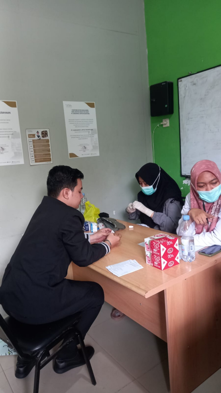 Kegiatan GPS2SP Dan Pos UKK di Kangaroo Oleh Petugas UPTD Puskesmas Samarinda Kota pada tanggal 24 MEI 2023