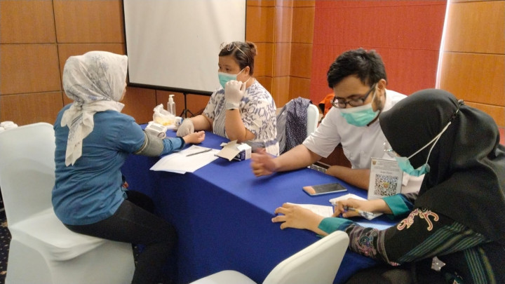 GP2SP dan Pos  UKK di Hotel Seniur Oleh Petugas UPTD Puskesmas Samarinda Kota Pada Tanggal 25 Mei 2023