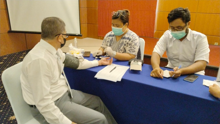 GP2SP dan Pos  UKK di Hotel Seniur Oleh Petugas UPTD Puskesmas Samarinda Kota Pada Tanggal 25 Mei 2023