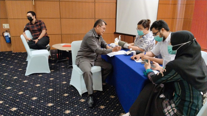 GP2SP dan Pos  UKK di Hotel Seniur Oleh Petugas UPTD Puskesmas Samarinda Kota Pada Tanggal 25 Mei 2023
