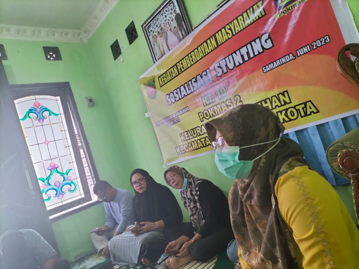 Kegiatan Probebaya tentang Sosialisasi Stunting Di Jalan Imam Bonjol RT 10 Pokmas 2 Kelurahan Pelabuhan Tanggal 17 Juni 2023