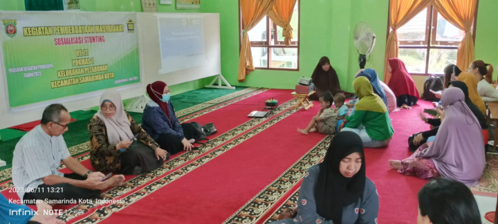 Kegiatan Probebaya tentang Sosialisasi Stunting Di JL. P. DIPONEGORO GG. SELAMAT Pokmas 2 Kelurahan Pelabuhan Tanggal 11 Juni 2023