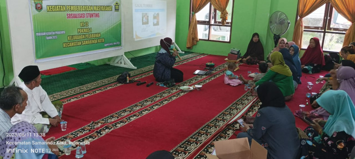 Kegiatan Probebaya tentang Sosialisasi Stunting Di JL. P. DIPONEGORO GG. SELAMAT Pokmas 2 Kelurahan Pelabuhan Tanggal 11 Juni 2023