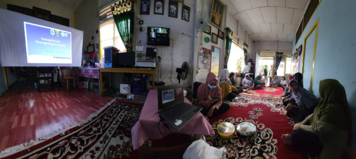 Kegiatan Probebaya tentang Sosialisasi Stunting Di Jl. Aminah  Syukur gg Salman Rt 18 Pokmas 2 Kelurahan Sungai Pinang Luar Tanggal 14 Juni 2023