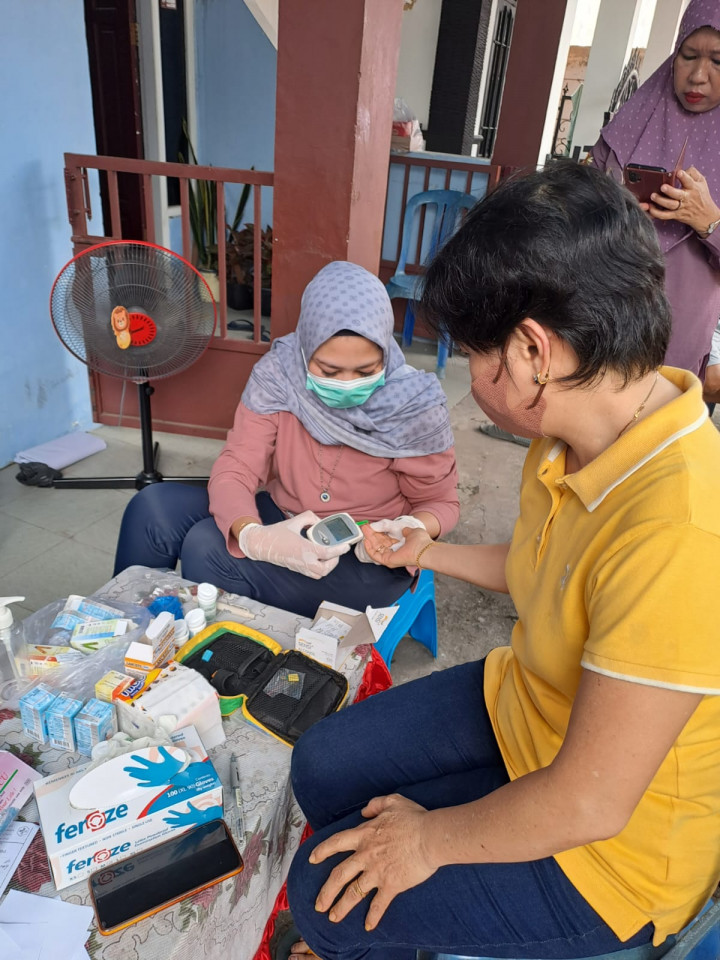 Kegiatan Probebaya tentang Sosialisasi Screening Kesehatan Di  jl p Hidayatullah gg Al Huda Rt 09 Pokmas 2 Kelurahan Pelabuhan 12 Juni 2023