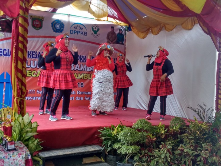 Lomba KB KES Tingkat Kota Samarinda di Kecamatan Sambutan.