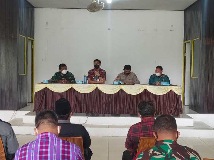 Rapat Koordinasi Persiapan Pembelajaran Sekolah Tatap Muka Terbatas pada kebijakan PPKM Level 3