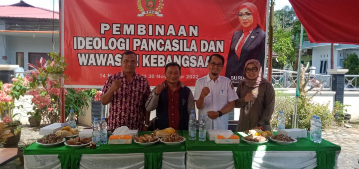 Pembinaan ke ibu dalam hal  pembinaan idologi pancasila oleh ibu suryani