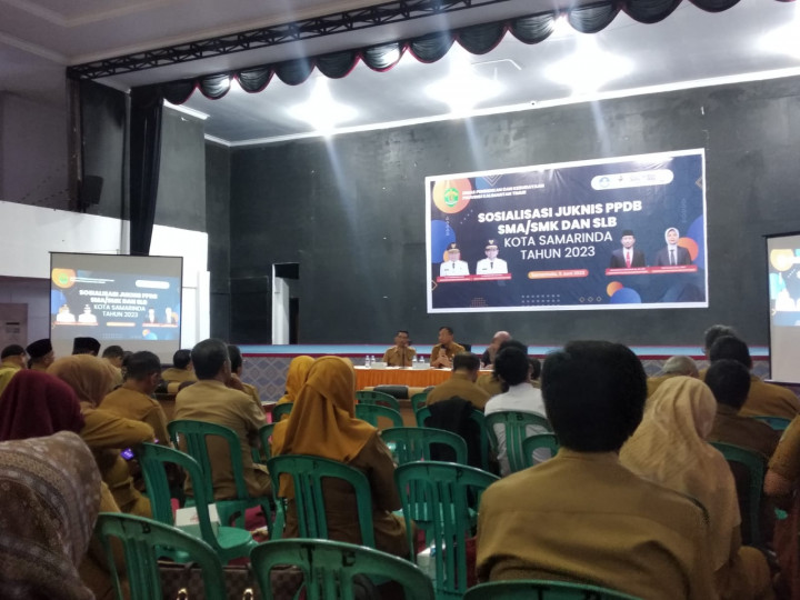 Sosialisasi Juknis PPDBSMA/SMK dan SLM Kota Samarinda 5 Juni 2023