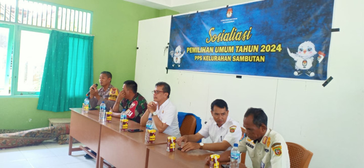 Sosialisasi Tugas Linmas dlm Pengamanan Pemilu 2024