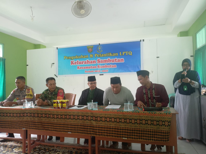 Pengukuhan dan Pelatikan LPTQ Kelurahan Sambutan Periode 2023-2028