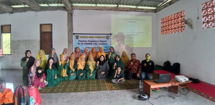 Probebaya Bidang Pemberdayaan Pelatihan Pengelolaan Sampah RT 39 POKMAS 3 Kel. Sambutan