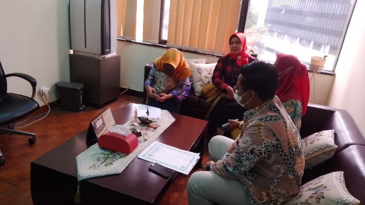 Ketua Proklim Kel Sambutan kunjungan ke KEMENTRIAN LINGKUNGAN HIDUP DAN KEHUTANAN REPUBLIK INDONESIA DI JAKARTA