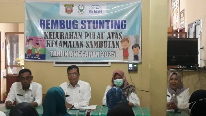 Rembuk Stunting Tingkat Kelurahan Pulau Atas (Rabu, 24 Januari 2024)
