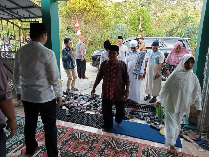 Safari Ramadhan Bersama Wakil Walikota Bapak Rusmadi Wongso di Masjid Baiturrahman Pelita 6 Sambutan