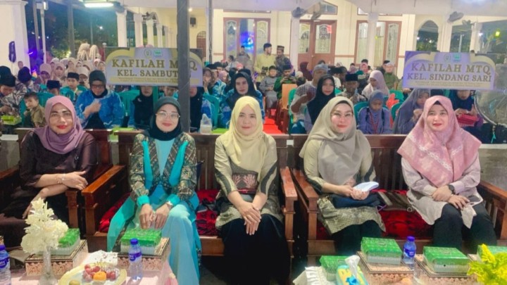 Pembukaan MTQ - ke 46 Tingkat Kecamatan Sambutan di Kelurahan Sungai Kapih tahun 2024