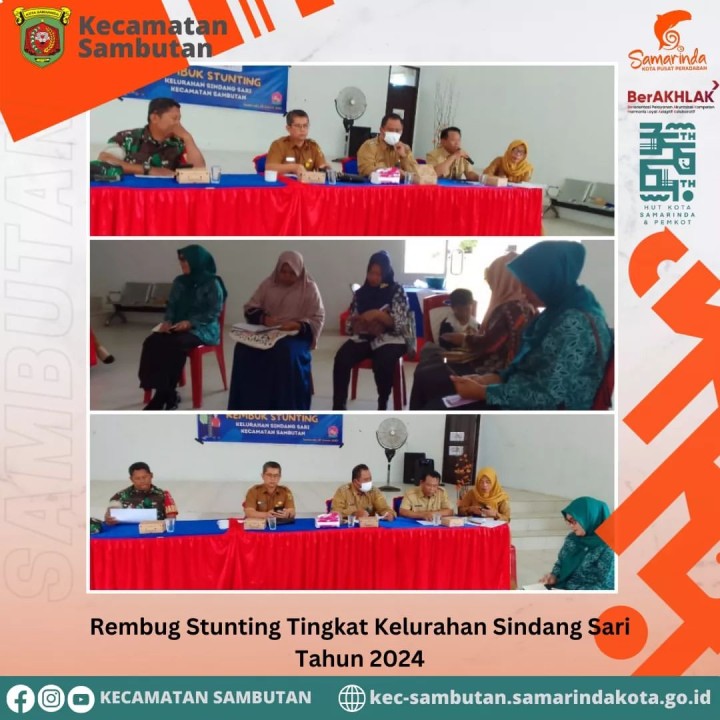 Rembug Stunting Tingkat Kelurahan Sindang Sari Tahun 2024, Senin, 29 Januari 2024