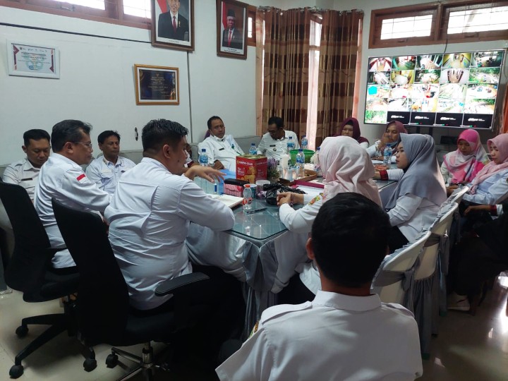 Rapat Koordinasi Tentang Kegiatan Sosialisasi dan Pembagian Uang Panjar Kelurahan (Rabu, 31 Januari 2024)