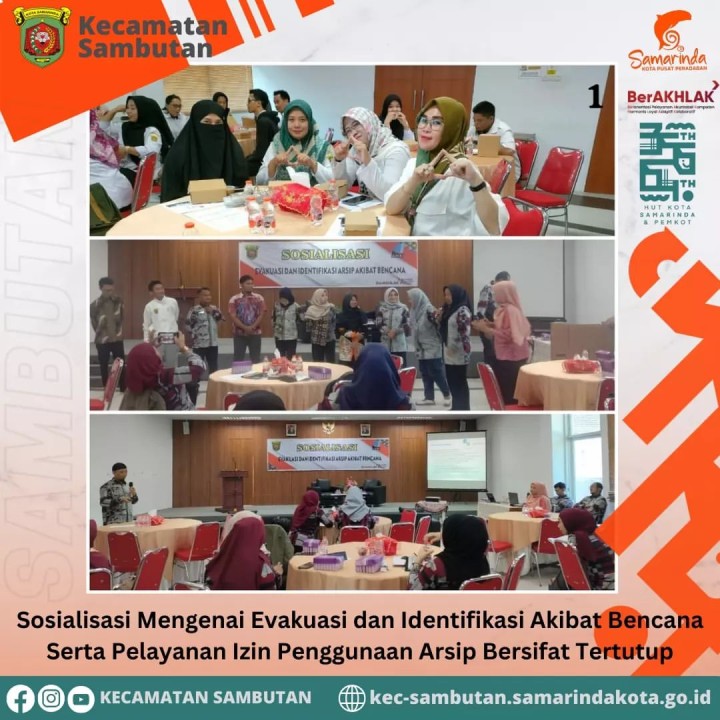 Sosialisasi Mengenai Evakuasi dan Identifikasi Akibat Bencana serta Pelayanan Izin Penggunaan Arsip Berbasis Tertutup (Kamis, 22 Februari 2024)