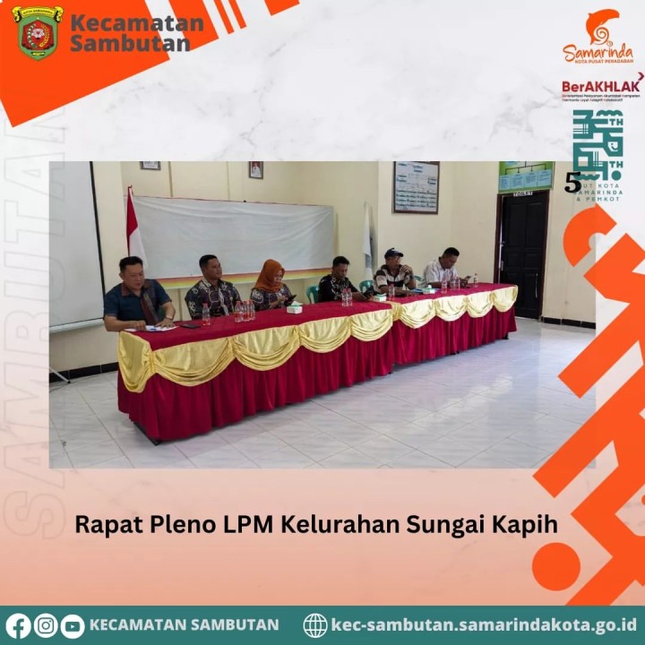 Rapat Pleno LPM Kelurahan Sungai Kapih (Kamis, 22 Februari 2024)
