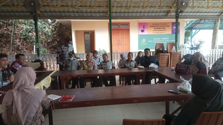 Rapat Koordinasi Evaluasi Probebaya di wilayah Kecamatan Sambutan (Kamis, 21 Maret 2024)