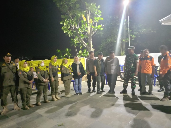 Monitoring Malam Takbiran Idul Fitri 1445 H / 2024 M diwilayah Kecamatan Sambutan (Selasa, 9 April 2024)