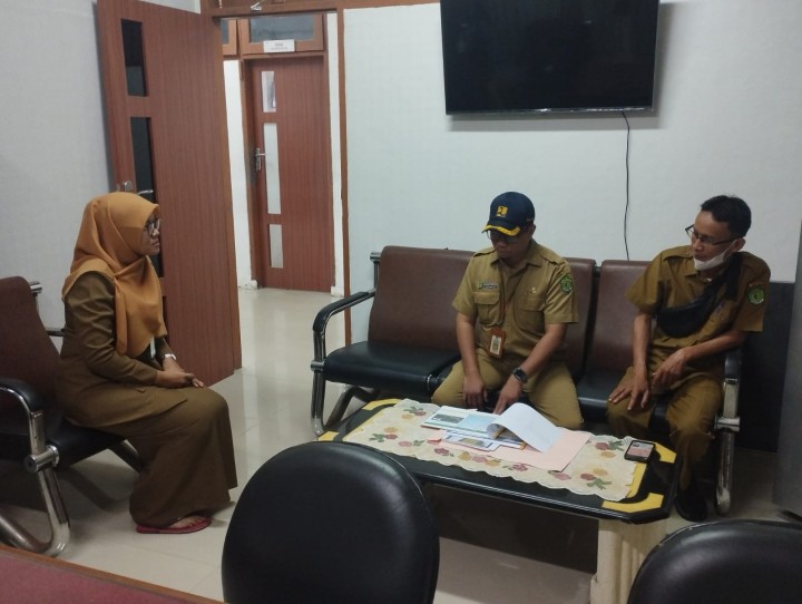 Kunjungan dari Bina Marga Provinsi Kalimantan Tiur terkait pelaksanaan kegiatan perbaikan jajaln poros (Senin, 29 April 2024)