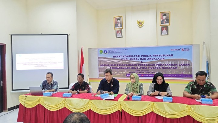 Rapat Konsultasi Publik Penyusunan Study Amdal dan Andalin, Sosialisasi Pelaksanaan Pekerjaan Pematangan Lahan Pembangunan RSJD Atma Husada (Jum'at, 3 Mei 2024)
