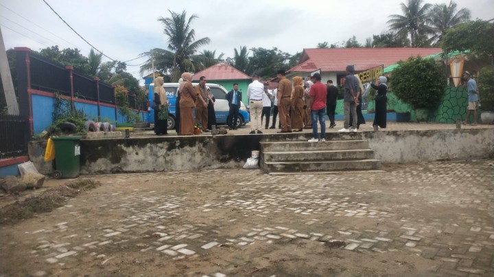 Launching SSK Peletakan Batu Pertama, Gelar Karya Siswa di SD Negeri 004 Sambutan Tahun 2024 (Senin, 6 Mei 2024)