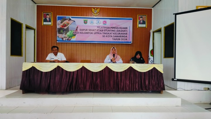 Pelatihan Pengelolaan Dapur Sehat Atasi Stunting  (DASHAT) Rabu, 8 Mei 2024