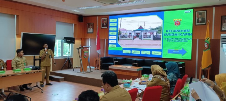 Presentasi Peserta Lomba Kelurahan Tingkat Kota Samarinda Tahun 2024 (Senin, 27 Mei 2024)