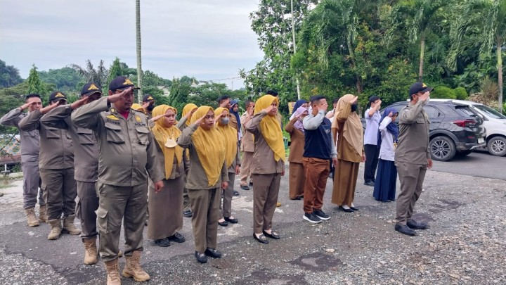 Apel Pagi Aparatur Kecamatan Sambutan (Senin, 3 Juni 2024)