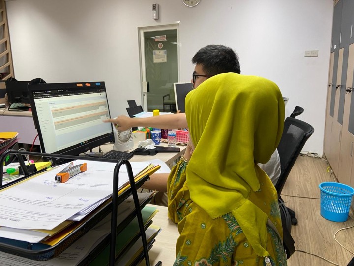 Asistensi dan Verifikasi Pelaporan Kinerja Perangkat Daerah serta Monitoring Evaluasi IKU Triwulan I dan Triwulan II pada Aplikasi e-SAKIP Terintegritas (Jum'at, 7 Juni 2024)