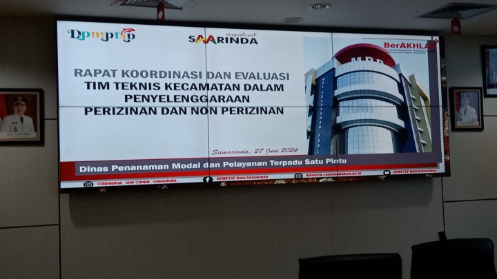 Rapat Koordinasi dan Evaluasi Tim Teknis Penyelenggaraan Melalui OSS (Kamis, 27 Juni 2024)
