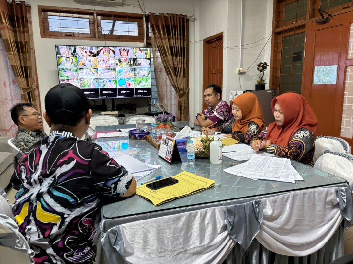 Rapat Koordinasi Manajemen Resiko dilingkungan Kecamatan Sambutan (Jum'at, 5 Juli 2024)