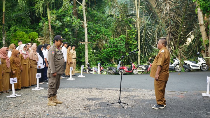 Apel Pagi Gabungan Kecamatan dan Kelurahan se-Kecamatan Sambutan (Senin, 8 Juli 2024)