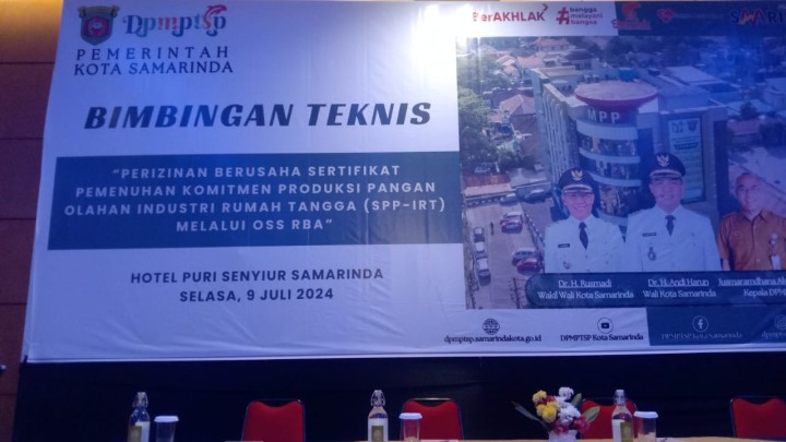 Bimbingan Teknis Perizinan Berusaha Sertifikat Pemenuhan Komitmen Produksi Pangan Olahan Industri Rumah Tangga OSS RBA (Selasa, 9 Juli 2024)