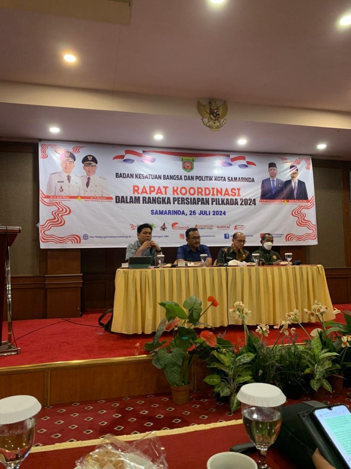 RAPAT KOORDINASI DALAM RANGKA PERSIAPAN PILKADA 2024 (JUM'AT, 26 JULI 2024)