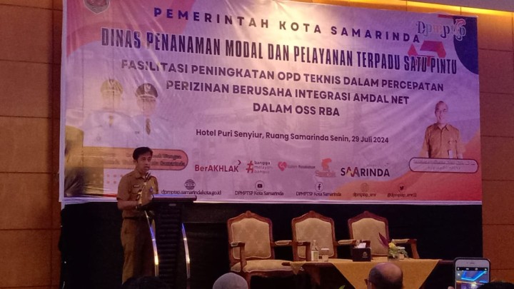 FASILITASI PENINGKATAN OPD TEKNIS DALAM PERCEPATAN PERIZINAN BERUSAHA INTEGRITAS AMDAL NET DALAM OSS RBA (SENIN, 29 JULI 2024)