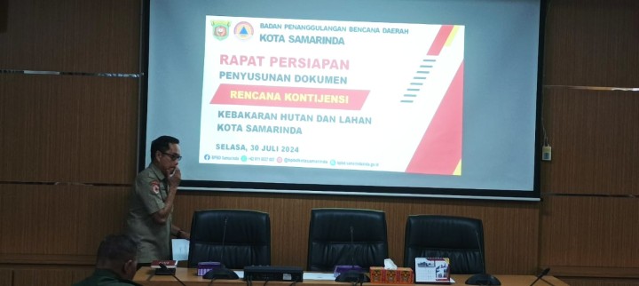 RAPAT PERSIAPAN PENYUSUNAN DOKUMEN RENCANA KONTIJENSI KEBAKARAN HUTAN DAN LAHAN (SELASA, 30 JULI 2024)