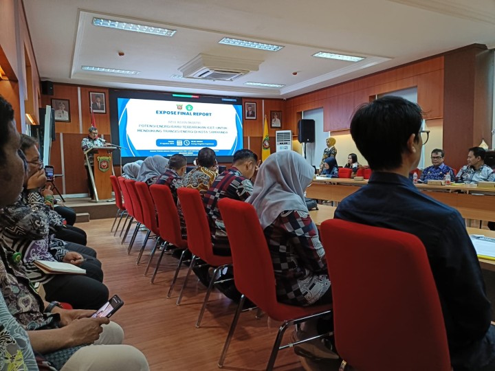 SEMINAR EXPOSE FINAL REPORT, HASIL KAJIAN POTENSI ENERGI BARU TERBARUKAN (EBT) UNTUK MENDUKUNG TRANSISI ENERGI DI KOTA SAMARINDA (KAMIS, 1 AGUSTUS 2024)