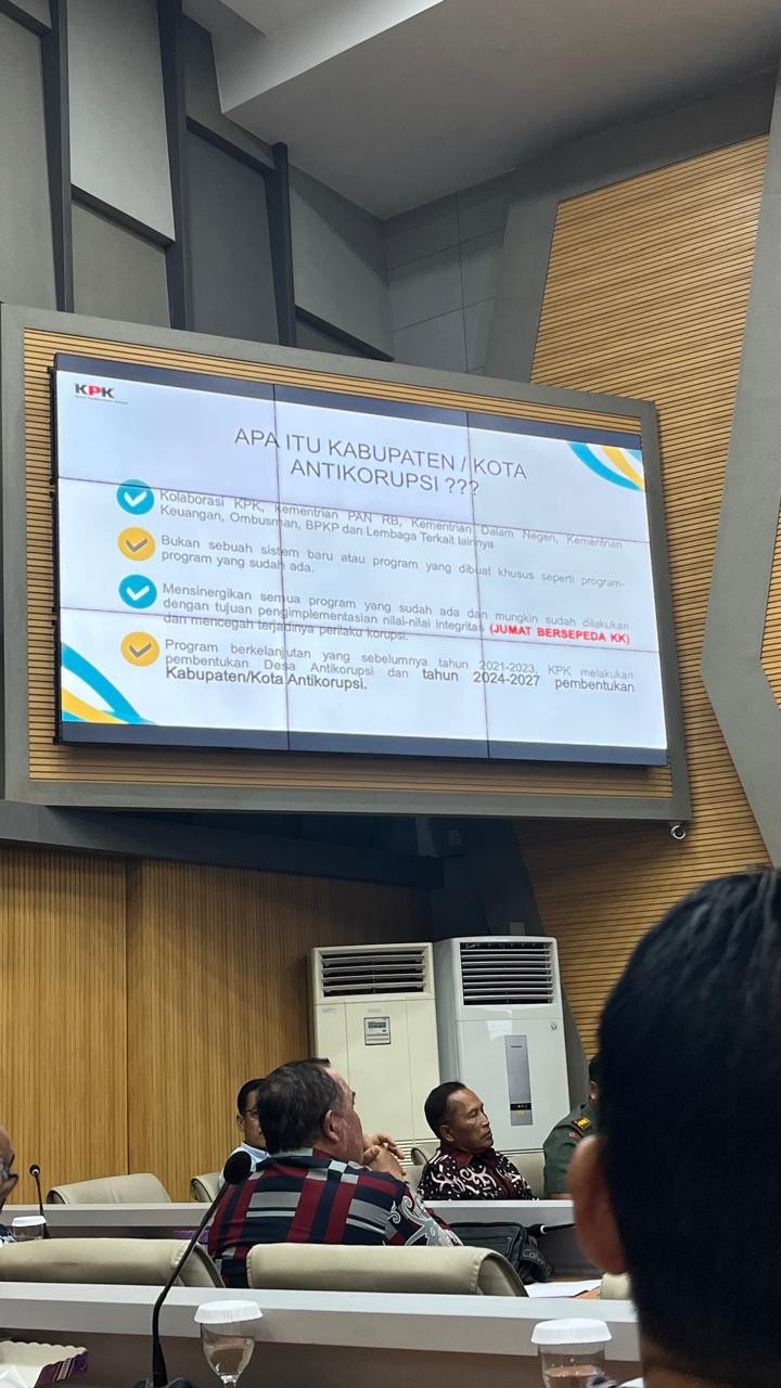 OBSERVASI PROGRAM PERCONTOHAN KABUPATEN DAN KOTA ANTI KORUPSI OLEH DIREKTORAT PEMBINAAN PERAN SERTA MASYARAKAT OLEH KPK RI (KAMIS, 8 AGUSTUS 2024)