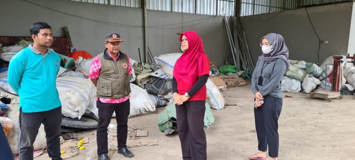 PENINJAUAN LAPANGAN PENANGANAN AIR LINDI TPA SAMBUTAN (JUM'AT, 9 AGUSTUS 2024)