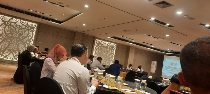 Rapat Koordinasi Penyusunan Dokumen Rencana Kontingensi Kebakaran Hutan dan Lahan oleh BPBD Kota Samarinda (Selasa, 27 Agustus 2024)