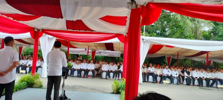Pengukuhan Pengurus Lembaga Pemberdayaan Masyarakat (LPM) Kelurahan se-Kota Samarinda oleh Bapak Walikota Samarinda (Rabu, 28 Agustus 2024)