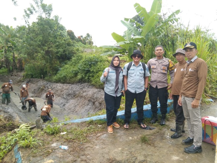 Monitoring kerja Daerah Irigasi Bendungan Sambutan