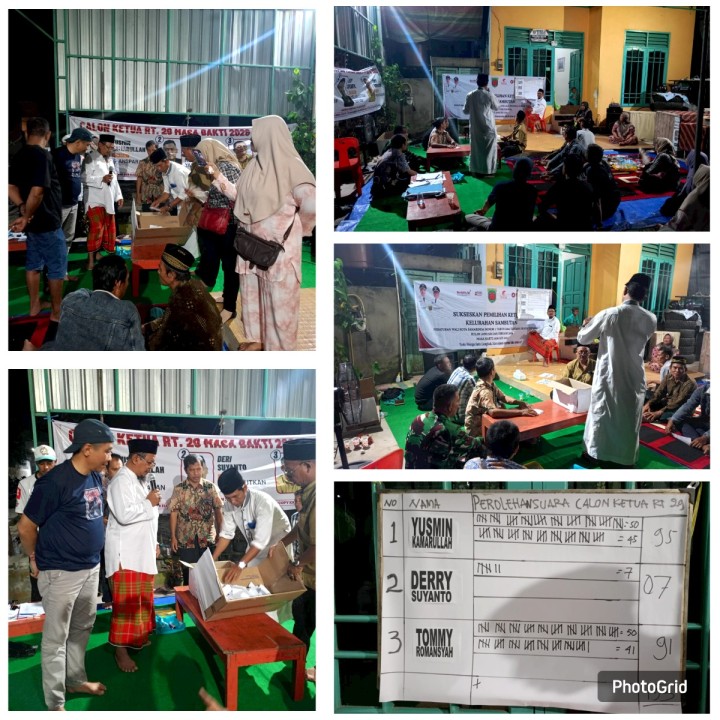Pemilihan Ketua RT. 29 Periode Tahun 2026 - 2031