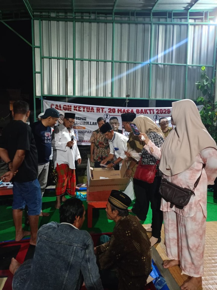 Pemilihan Ketua RT. 29 Periode Tahun 2026 - 2031